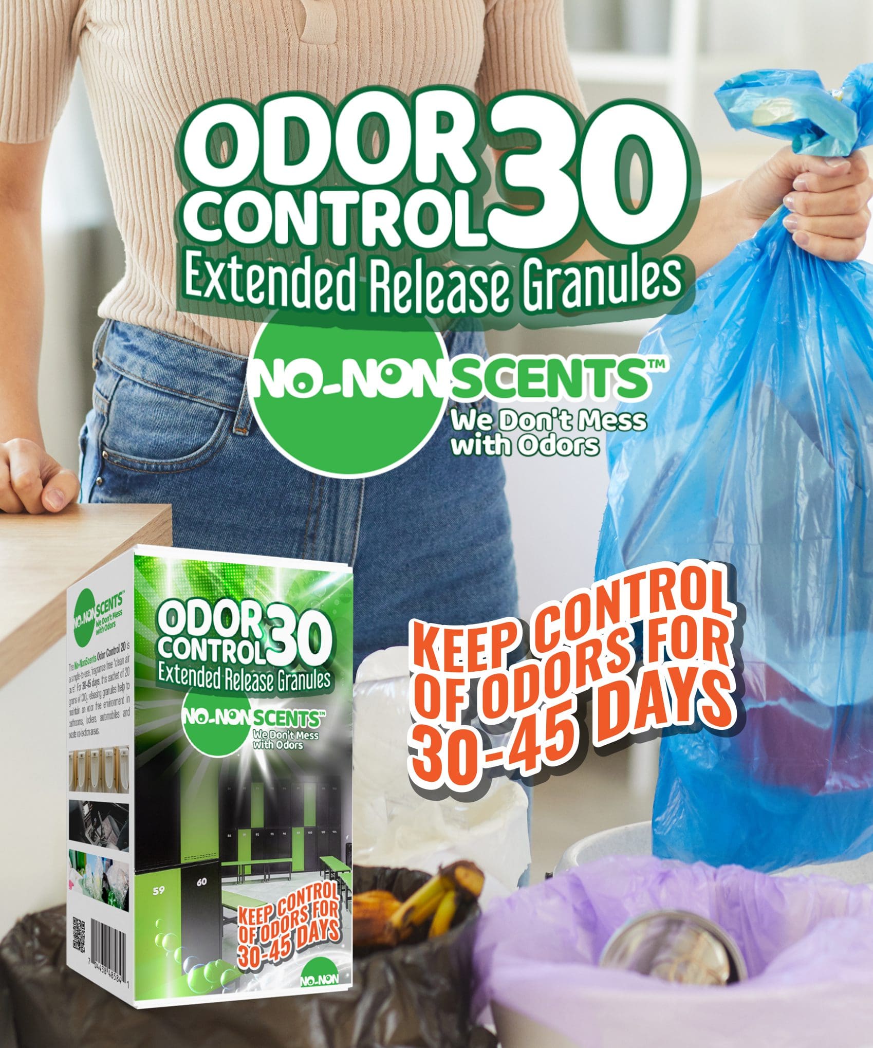 No-NonScents Long-Term Odor Control 30 Kit