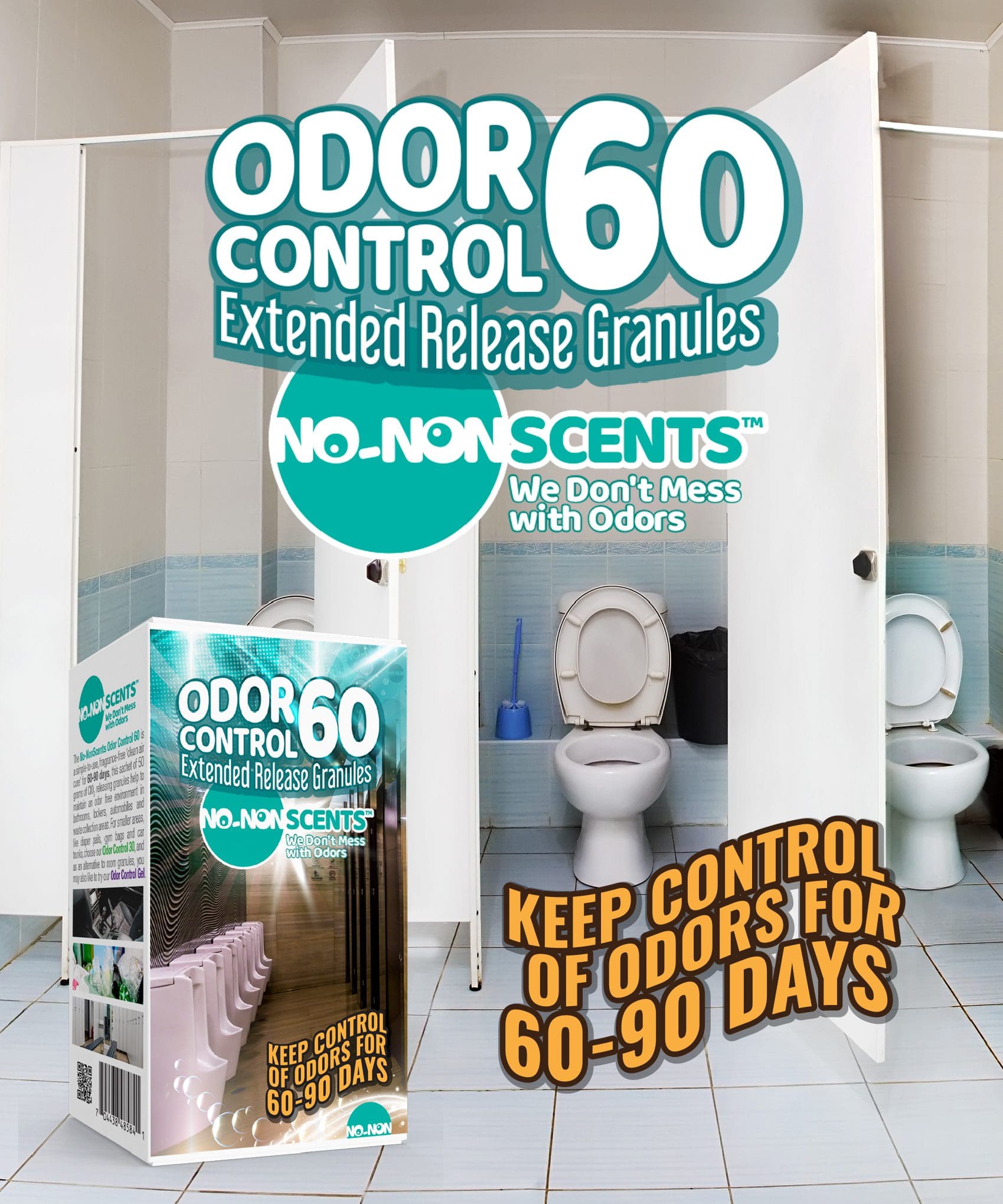 No-Nonscents Long-Term Odor Control 60 Kit