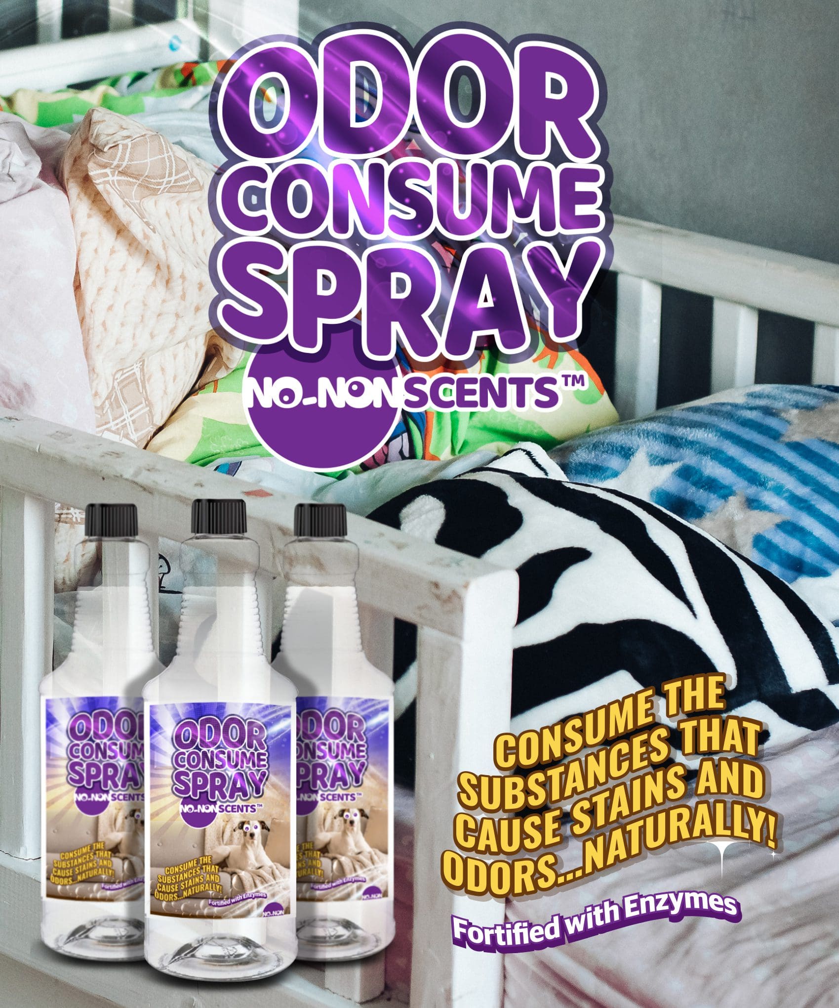 Fabric Odor Consume Soft Surface Spray - Quart